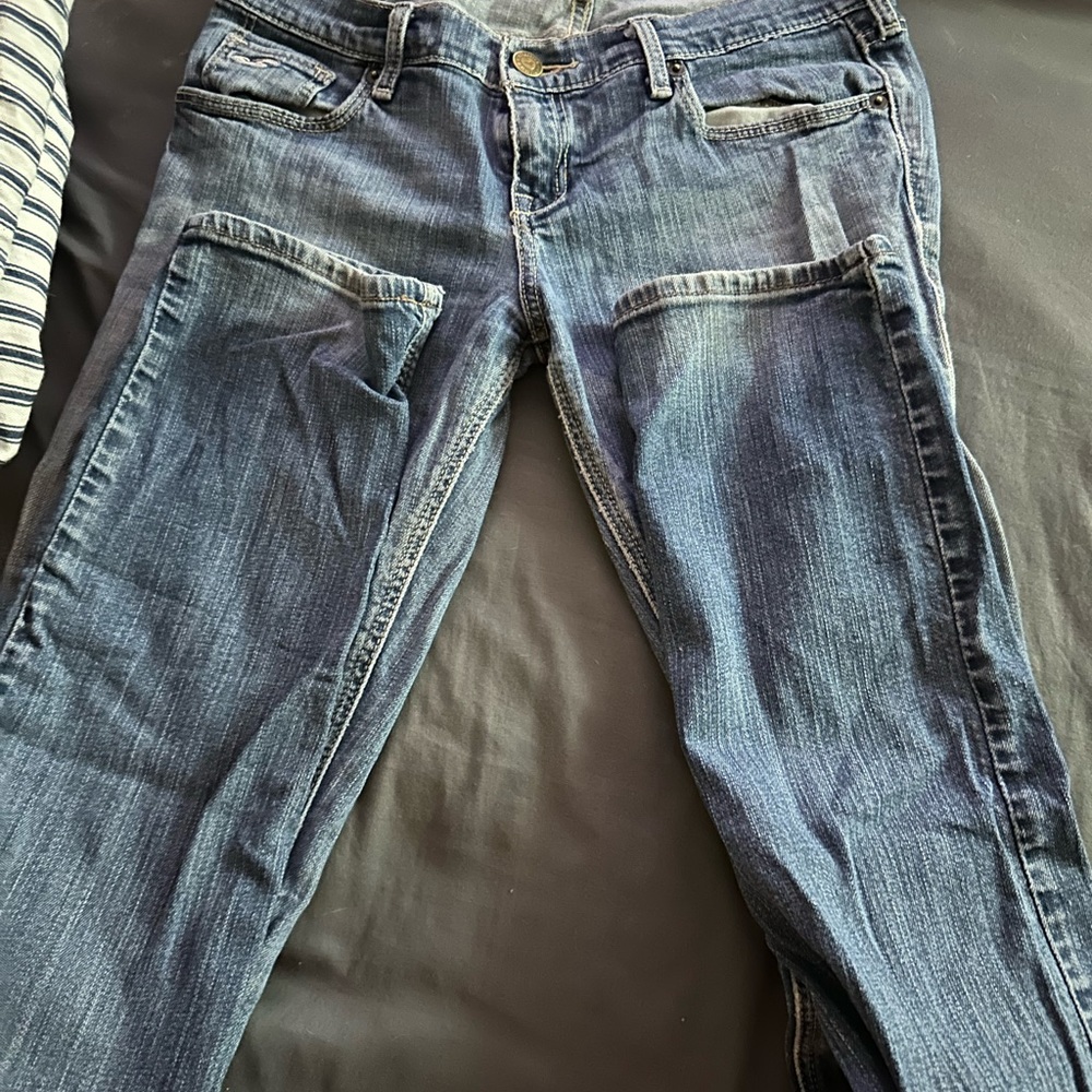 Hollister “laguna skinny” jeans.